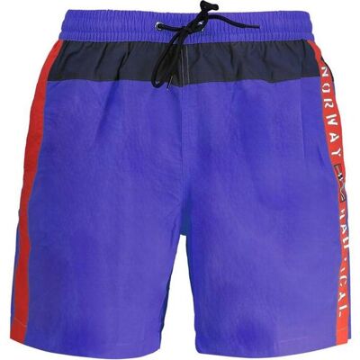 Norway 1963, Herren, Badehosen, Blue Polyester Men's Swim Trunk, Blau, (XXL) Norway 1963, Herren, Badehosen, Blue Polyester Men's Swim Trunk, Blau, (XXL)