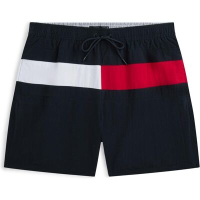 Tommy Hilfiger Herren, Badehosen, Blue Polyester Men's Swimwear, Blau, (M) Tommy Hilfiger Herren, Badehosen, Blue Polyester Men's Swimwear, Blau, (M)