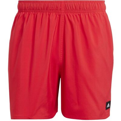 Adidas Herren, Badehosen, Solide CLX-Badeshorts, Rot, Schwarz, (S) Adidas Herren, Badehosen, Solide CLX-Badeshorts, Rot, Schwarz, (S)