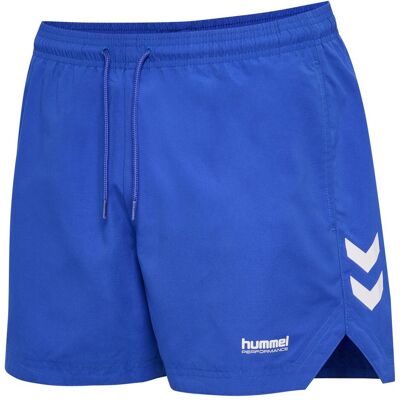 hummel, Unisex, Badehosen, hmlPULSE SWIM SHORTS, Blau, (M) hummel, Unisex, Badehosen, hmlPULSE SWIM SHORTS, Blau, (M)
