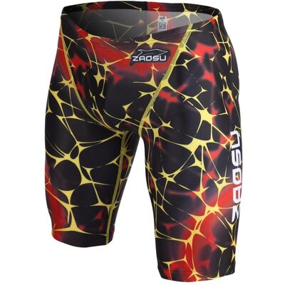 Zaosu, Herren, Badehosen, Z-Color Jammer, Mehrfarbig, Rot, Schwarz, (6) Zaosu, Herren, Badehosen, Z-Color Jammer, Mehrfarbig, Rot, Schwarz, (6)