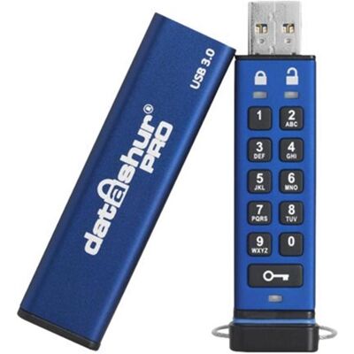 iStorage datAshur PRO (128 GB, USB-A), USB Stick, Blau iStorage datAshur PRO (128 GB, USB-A), USB Stick, Blau