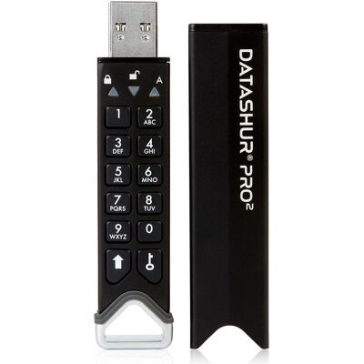 iStorage Datashur Pro 2 (512 GB, USB-A), USB Stick, Schwarz iStorage Datashur Pro 2 (512 GB, USB-A), USB Stick, Schwarz