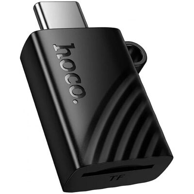 Hoco Czytnik Czytnik kart TF 2.0 USB-C HB53 czarny (USB-C), Speicherkartenlesegerät, Schwarz Hoco Czytnik Czytnik kart TF 2.0 USB-C HB53 czarny (USB-C), Speicherkartenlesegerät, Schwarz