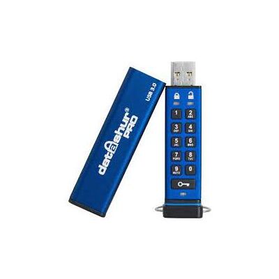 iStorage datAshur Pro USB3 256GB (256 GB, USB-A), USB Stick, Blau iStorage datAshur Pro USB3 256GB (256 GB, USB-A), USB Stick, Blau
