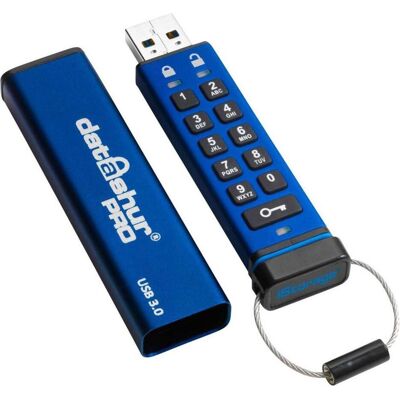 iStorage Datashur Pro (64 GB, USB-A), USB Stick, Blau, Schwarz iStorage Datashur Pro (64 GB, USB-A), USB Stick, Blau, Schwarz