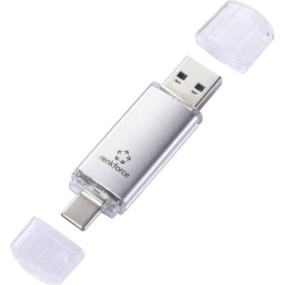 Renkforce RF-USBOS-220 32GB USB-Stick - USB 3.0 & USB-C Renkforce RF-USBOS-220 32GB USB-Stick - USB 3.0 & USB-C