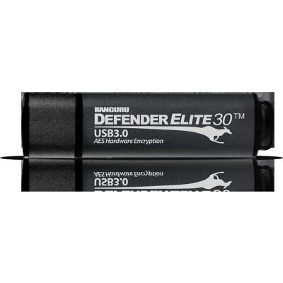 iStorage 16GB Kanguru Defender Elite30 (16 GB, USB-A), USB Stick, Grau, Schwarz iStorage 16GB Kanguru Defender Elite30 (16 GB, USB-A), USB Stick, Grau, Schwarz