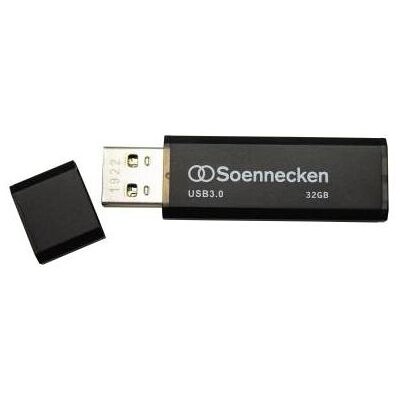 Soennecken 71618 (32 GB, USB-A), USB Stick, Schwarz, Silber Soennecken 71618 (32 GB, USB-A), USB Stick, Schwarz, Silber