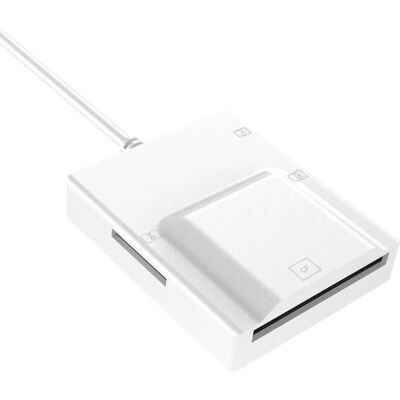 PowerGuard CardStorage USB 3.0 to SD, MicroSD, CF, MS Cardreader Photo Adapter (USB 3.0), Speicherkartenlesegerät, Weiss PowerGuard CardStorage USB 3.0 to SD, MicroSD, CF, MS Cardreader Photo Adapter (USB 3.0), Speicherkartenlesegerät, Weiss