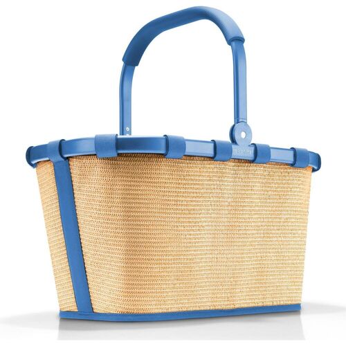 reisenthel, Einkaufshilfe, Einkaufskorb Carrybag Frame Raffia Blue, Blau