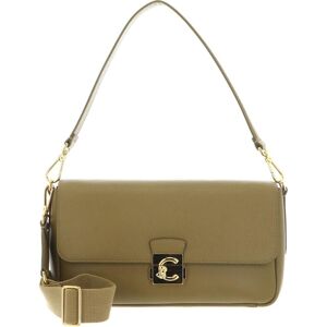 Coccinelle Damen, Handtasche, C-Me Lock Handbag Grained Leather, Grün Coccinelle Damen, Handtasche, C-Me Lock Handbag Grained Leather, Grün