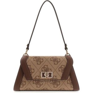 Guess Damen, Handtasche, Karnilla Flap Shoulder Bag, Braun Guess Damen, Handtasche, Karnilla Flap Shoulder Bag, Braun