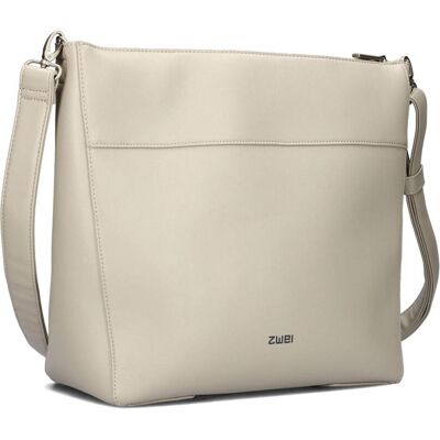 Zwei, Damen, Handtasche, Schultertasche Mademoiselle M110, Grau Zwei, Damen, Handtasche, Schultertasche Mademoiselle M110, Grau