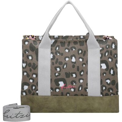 Fritzi aus Preußen, Damen, Handtasche, Canvas Handtasche 40 cm, Mehrfarbig Fritzi aus Preußen, Damen, Handtasche, Canvas Handtasche 40 cm, Mehrfarbig