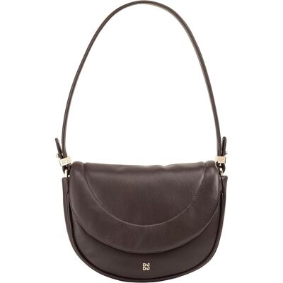 Dudu, Damen, Handtasche, Panarea Schultertasche Leder 22 cm, Braun Dudu, Damen, Handtasche, Panarea Schultertasche Leder 22 cm, Braun