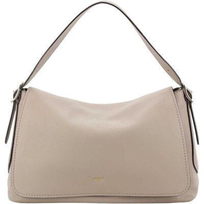 Abro, Damen, Handtasche, Leather Agave Shoulder Bag Carina, Beige Abro, Damen, Handtasche, Leather Agave Shoulder Bag Carina, Beige