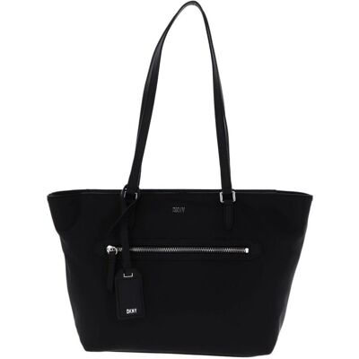 DKNY, Damen, Tasche, Casey Tote, Silber, Schwarz DKNY, Damen, Tasche, Casey Tote, Silber, Schwarz