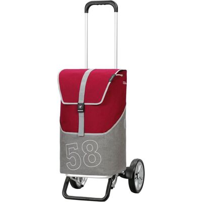 Andersen, Einkaufshilfe, Alu Star Shopper Filip Einkaufstrolley 59 cm, Rot Andersen, Einkaufshilfe, Alu Star Shopper Filip Einkaufstrolley 59 cm, Rot