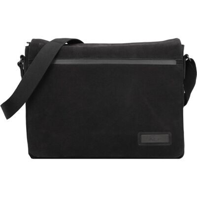 Jost, Herren, Handtasche, Vaxholm Aktentaschen Messenger Leder 38 cm Laptopfach, Schwarz Jost, Herren, Handtasche, Vaxholm Aktentaschen Messenger Leder 38 cm Laptopfach, Schwarz