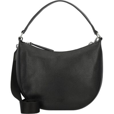 Jost, Damen, Handtasche, Vika Schultertasche Leder 30 cm, Schwarz Jost, Damen, Handtasche, Vika Schultertasche Leder 30 cm, Schwarz