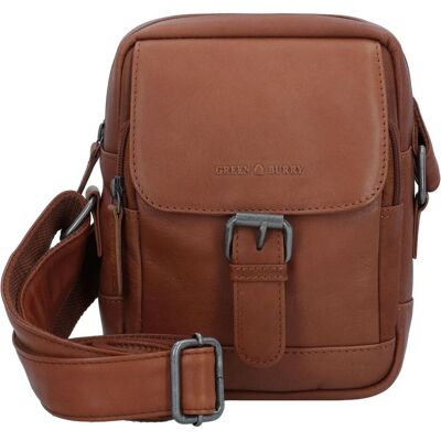 Greenburry, Unisex, Handtasche, Fiorentina Mini Bag Umhängetasche Leder 16 cm, Braun Greenburry, Unisex, Handtasche, Fiorentina Mini Bag Umhängetasche Leder 16 cm, Braun