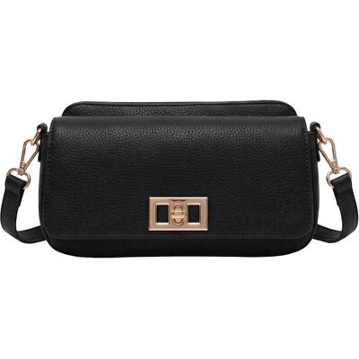 Gallantry, Damen, Handtasche, Damen Umhängetasche Leder-Effekt, Schwarz Gallantry, Damen, Handtasche, Damen Umhängetasche Leder-Effekt, Schwarz
