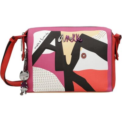 Anekke, Damen, Handtasche, Hollywood Fashion Rectangular Crossbody Bag, Mehrfarbig Anekke, Damen, Handtasche, Hollywood Fashion Rectangular Crossbody Bag, Mehrfarbig