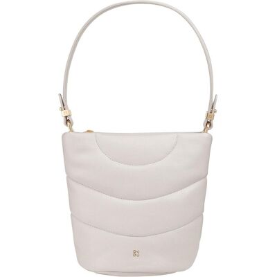 Dudu, Damen, Handtasche, Barbara Schultertasche Leder 21.5 cm, Weiss Dudu, Damen, Handtasche, Barbara Schultertasche Leder 21.5 cm, Weiss