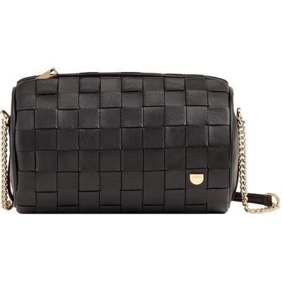 Dudu, Damen, Handtasche, Abigail Umhängetasche Leder 19.5 cm, Rosa, Schwarz Dudu, Damen, Handtasche, Abigail Umhängetasche Leder 19.5 cm, Rosa, Schwarz