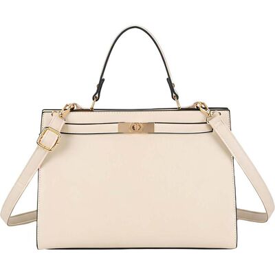 Gallantry, Damen, Tasche, Elegante Camélia Handtasche Damen, Beige Gallantry, Damen, Tasche, Elegante Camélia Handtasche Damen, Beige