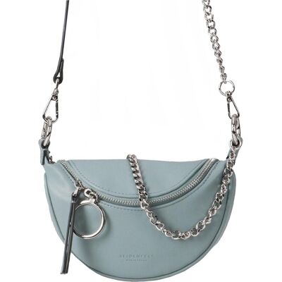 Seidenfelt, Damen, Handtasche, Skien II Umhängetasche 19 cm, Grau, Blau Seidenfelt, Damen, Handtasche, Skien II Umhängetasche 19 cm, Grau, Blau