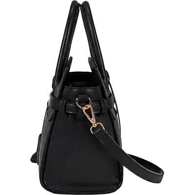 Gallantry, Damen, Tasche, Elegante Camélia Handtasche Damen, Schwarz Gallantry, Damen, Tasche, Elegante Camélia Handtasche Damen, Schwarz
