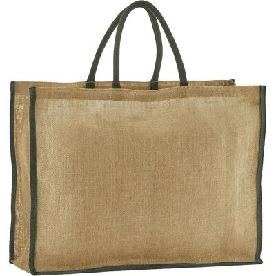 Westford Mill, Unisex, Tasche, Natural Starched Jute Market Shopper, Mehrfarbig, (46 l) Westford Mill, Unisex, Tasche, Natural Starched Jute Market Shopper, Mehrfarbig, (46 l)