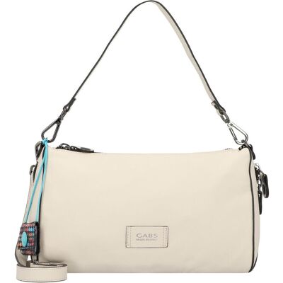 Gabs, Damen, Handtasche, Schultertasche Leder 31 cm mit Dehnfalte, Weiss Gabs, Damen, Handtasche, Schultertasche Leder 31 cm mit Dehnfalte, Weiss
