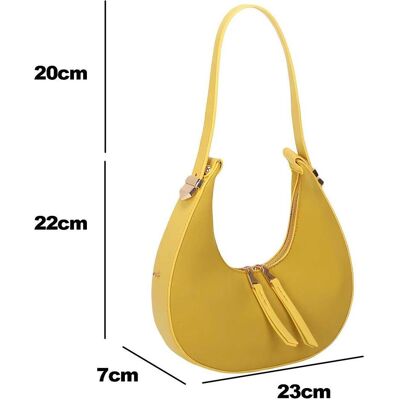 Gallantry, Damen, Tasche, Raffinierte Damen Hobo Handtasche, Gelb Gallantry, Damen, Tasche, Raffinierte Damen Hobo Handtasche, Gelb