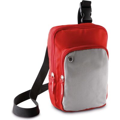 Kimood, Unisex, Handtasche, Umhängetasche, Rot, Grau Kimood, Unisex, Handtasche, Umhängetasche, Rot, Grau