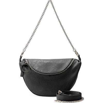 Seidenfelt, Damen, Handtasche, Skien II Umhängetasche 19 cm, Schwarz Seidenfelt, Damen, Handtasche, Skien II Umhängetasche 19 cm, Schwarz