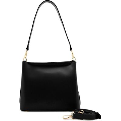 Seidenfelt, Damen, Handtasche, Arvaja Schultertasche 21 cm, Schwarz Seidenfelt, Damen, Handtasche, Arvaja Schultertasche 21 cm, Schwarz