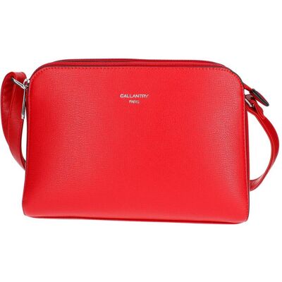 Gallantry, Damen, Handtasche, Umhängetasche Lederimitat, Rot Gallantry, Damen, Handtasche, Umhängetasche Lederimitat, Rot