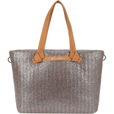 Fritzi aus Preußen, Einkaufshilfe, Cloud Shopper Tasche 42 cm, Bronze Fritzi aus Preußen, Einkaufshilfe, Cloud Shopper Tasche 42 cm, Bronze