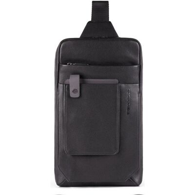 Piquadro, Herren, Handtasche, Tallin, Leather Bag, Mono Sling, Black, For Men, 20 x 33 x 5 cm, Schwarz Piquadro, Herren, Handtasche, Tallin, Leather Bag, Mono Sling, Black, For Men, 20 x 33 x 5 cm, Schwarz