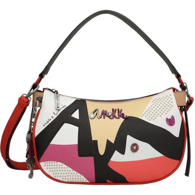 Anekke, Damen, Handtasche, Hollywood Fashion Shoulder Bag, Mehrfarbig Anekke, Damen, Handtasche, Hollywood Fashion Shoulder Bag, Mehrfarbig