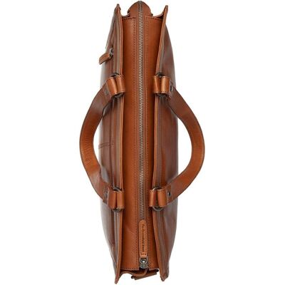The Chesterfield Brand, Damen, Tasche, Manly Schultertasche Leder 40 cm Laptopfach, Braun, (12 l) The Chesterfield Brand, Damen, Tasche, Manly Schultertasche Leder 40 cm Laptopfach, Braun, (12 l)