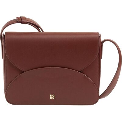 Dudu, Damen, Handtasche, Umhängetasche Leder 21 cm, Braun Dudu, Damen, Handtasche, Umhängetasche Leder 21 cm, Braun