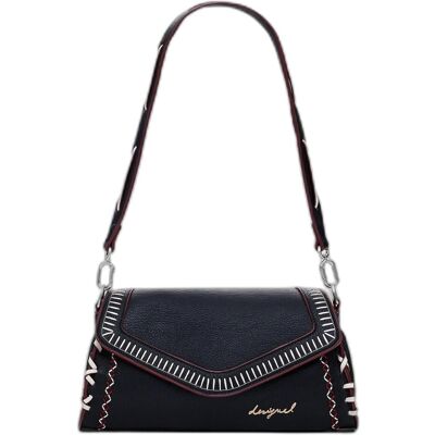 Desigual, Damen, Handtasche, Manhattan Pespuntes Zarauz, Schwarz Desigual, Damen, Handtasche, Manhattan Pespuntes Zarauz, Schwarz