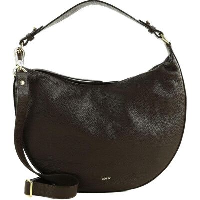 Abro, Damen, Handtasche, Leather Adria Hobo Bag Lulu Small, Braun Abro, Damen, Handtasche, Leather Adria Hobo Bag Lulu Small, Braun