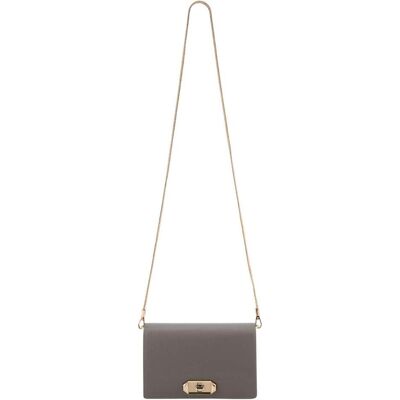 Seidenfelt, Damen, Handtasche, Eiby Clutch, Grau, Braun Seidenfelt, Damen, Handtasche, Eiby Clutch, Grau, Braun