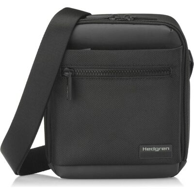Hedgren, Herren, Handtasche, App Vertical Crossover Pouch 7" RFID - schwarz, Schwarz Hedgren, Herren, Handtasche, App Vertical Crossover Pouch 7" RFID - schwarz, Schwarz