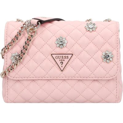 Guess Damen, Handtasche, Everlee Mini Bag Schultertasche 18 cm, Rosa Guess Damen, Handtasche, Everlee Mini Bag Schultertasche 18 cm, Rosa